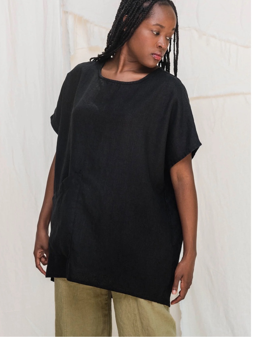 Elizabeth Suzann Harper Tunic in Midweight Linen
